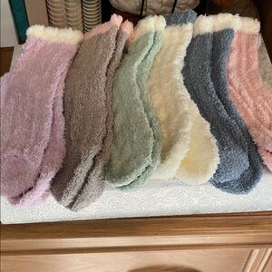 Cozy Multicolor Fuzzy Socks Set